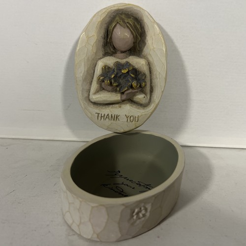 Willow tree thank you trinket - thank,