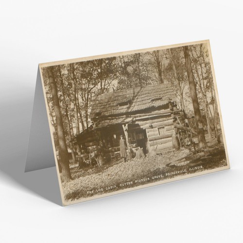 Notelet vintage illinois - -, usa