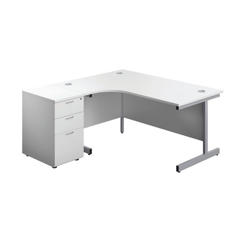 First left hand radial desk - left,