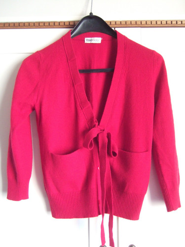 Stunning red 100 cashmere - stunning, 100%