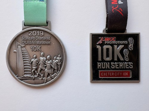 Genuine 10k finisher medals - finisher,