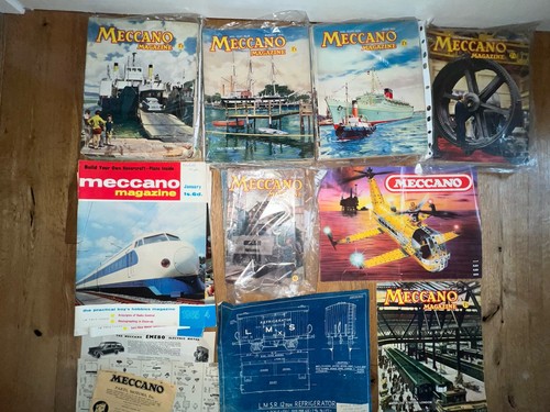 Vintage meccano magazines - meccano,