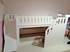childrens bunk bed with slide no mattresses 