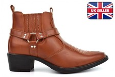US Brass Mens Cowboy Boots