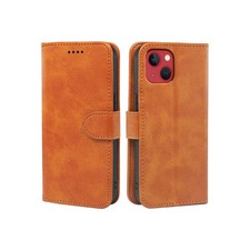 Leather flip wallet case - flip,
