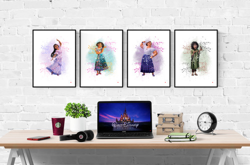 Disney encanto watercolour - encanto, set