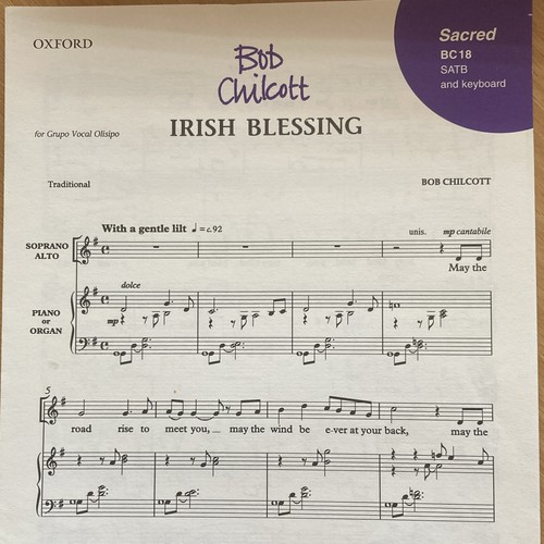 Oxford bob chilcott irish - chilcott,