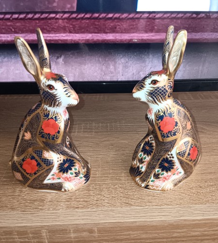 Royal crown derby imari hares - royal,