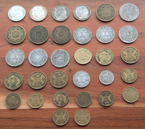 Job lot old french morocco - lot,