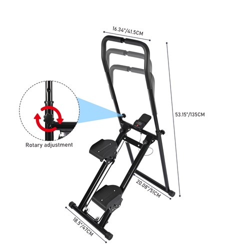 Vertical climber stair - climber, stepper