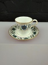 Royal Crown Derby Caliph A.1287 Coffee Cup and Saucer Set 1st Quality