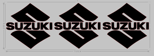 Suzuki logo stickers decals - stickers,