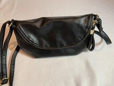 Avon Faux Leather Black Cross