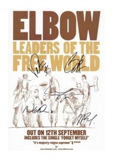 ELBOW ENTIRE GROUP AUTOGRAPHED SIGNED A4 POSTER PHOTO PRINT