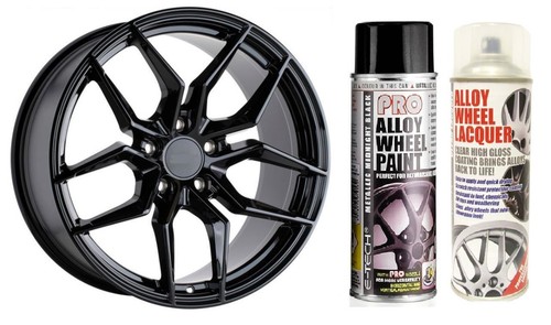 Metallic black lacquer - metallic, alloy