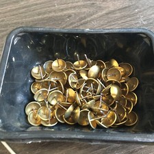 antique brass head upholstery nails