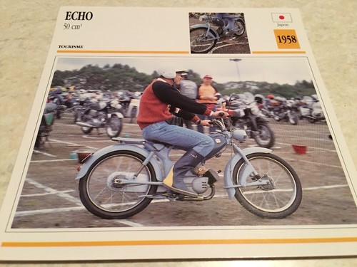 Motorcycle card echo - motorcycle, 50cc