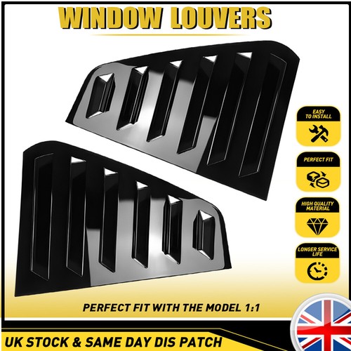 Car rear window louver shutter - window,