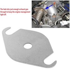 1x EGR Valve Blank Plate for