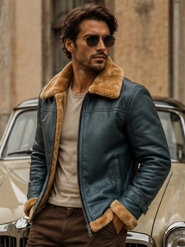 Men genuine shearling - men's,