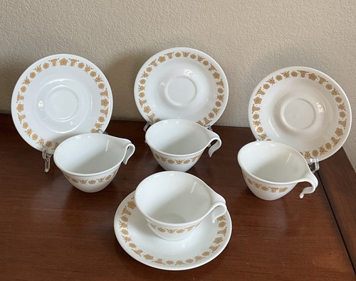 Corelle butterfly gold cups - corelle,
