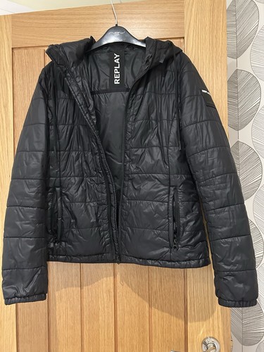 Replay puffa hooded jacket - puffa,