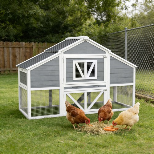 Backyard tier wooden chicken - wooden,
