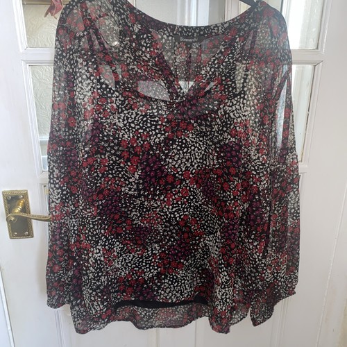 Bonmarche floral blouse - bonmarche,