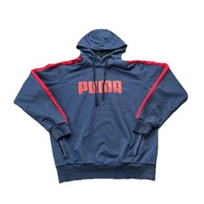 Puma Mens Hoodie Navy Blue