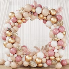 Rose Gold Balloons Arch Kit -