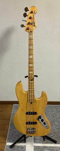 Greco jazz bass natural wood - jazz,