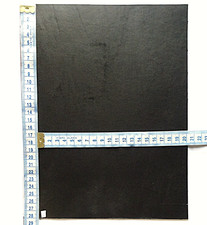 BLACK 2MM THICK FULL GRAIN VEG TAN CRAFT LEATHER WET FORM EMBOSSING HIDE OFFCUTS