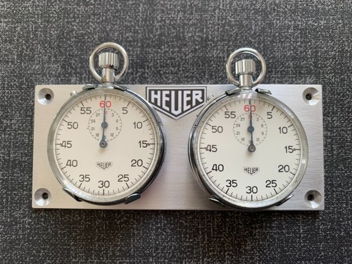 Vintage heuer stopwatch set - stopwatch,
