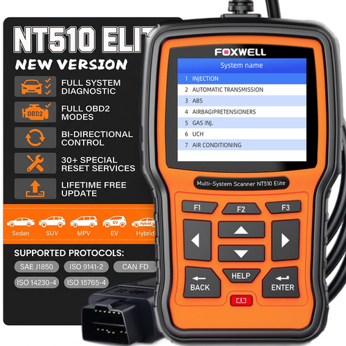 Foxwell nt510 elite for volvo - nt510,