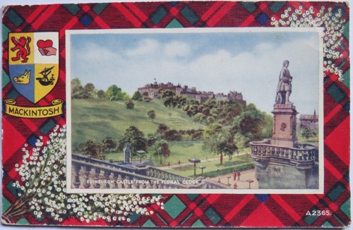 Vintage postcard edinburgh - vintage,