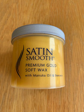 New SATIN SMOOTH  Premium Gold Soft Wax  ALL Skin Types- Manuka Oil & Beeswax