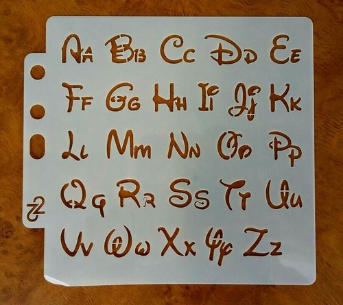 Alphabet letters stencil - letters, 130mm