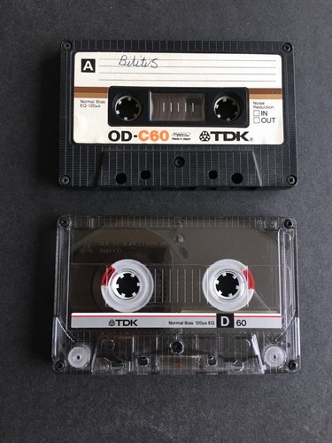 Tdk c60 d60 cassette - +,