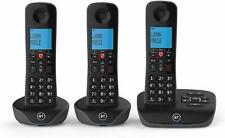 BT Digital Cordless Phone Essential Trio With Call Blocker 1 Year Warranty
