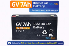 6V 7Ah Sealed Lead Acid