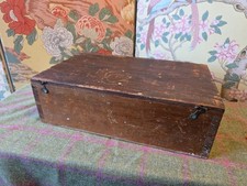 Rustic Old Vintage Wooden Box. Tool Box, Storage Box.