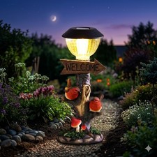 Solar Powered Welcome Sign