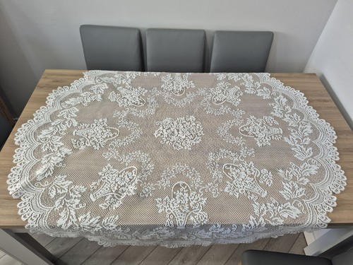 Grans vintage white lace roses - grans,