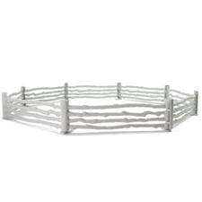 O Scale Unpainted Model Barn Stable Fence Kit for Model Trains Layout JZO02JJ (N