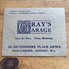 Early 20th c. Gray’s Garage