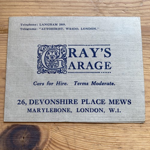 Early 20th gray s garage - gray’s,