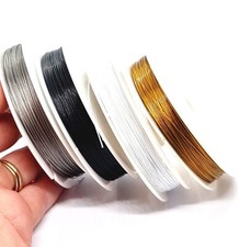 Tigertail Nylon Coated Steel Beading Jewellery Making Craft Wire Tiger Tail 50m