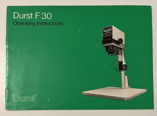 Durst f30 enlarger - f30, manual