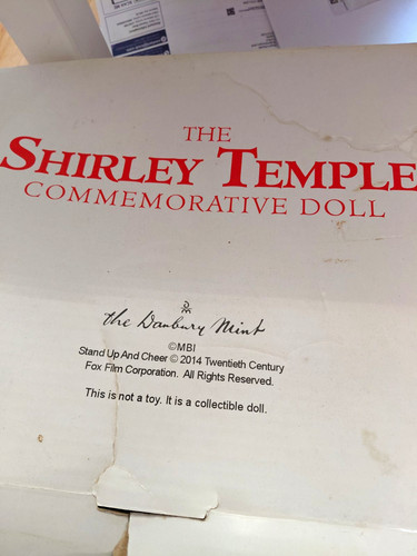 Danbury mint shirley temple - mint,