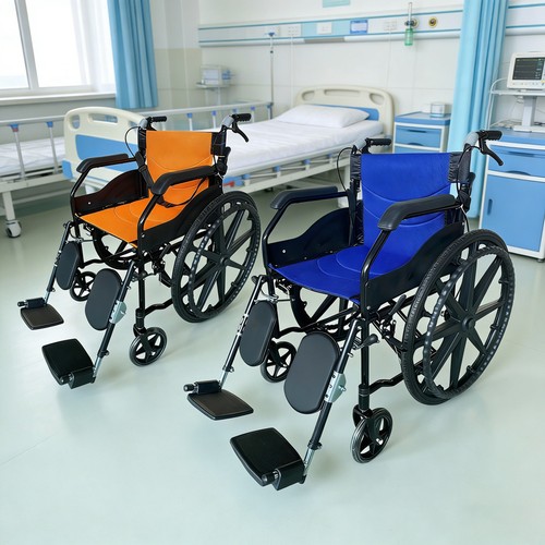 Folding manual wheelchair - manual,